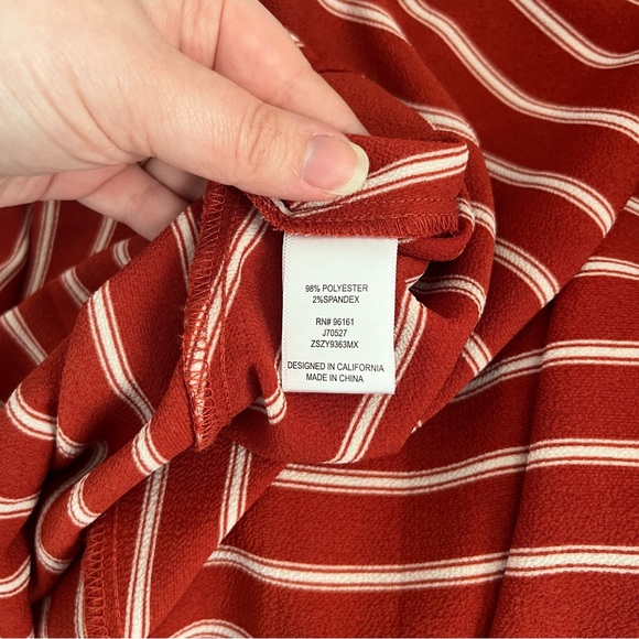 GYPSIES AND MOONDUST STRIPED MINI DRESS SIZE MEDIUM IN RED - Picture 16 of 16